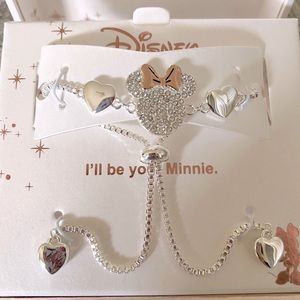 BRAND NEW Disney fine silver plated adjustable bracelet ❤️ Box included ❤️